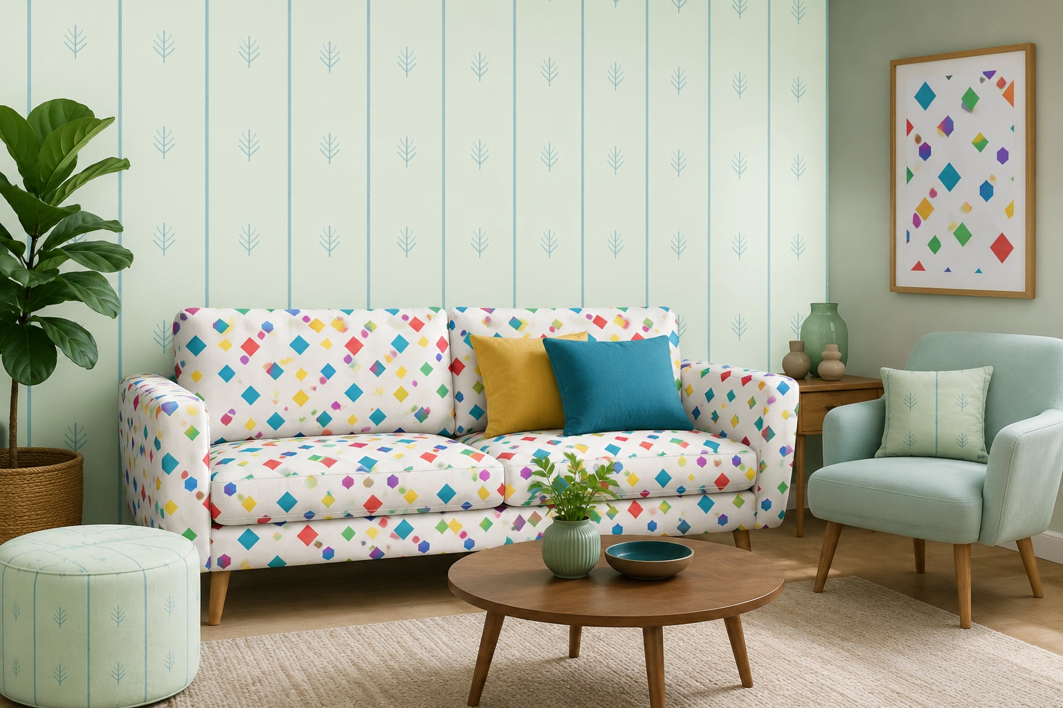Designing wallpaper patterns that repeat perfectly