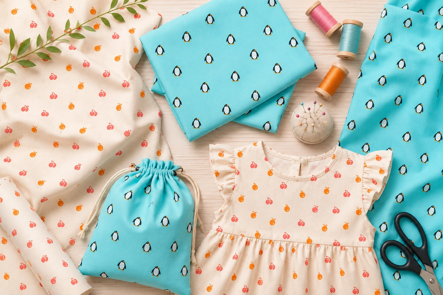 Designing seamless patterns for fabric and apparel