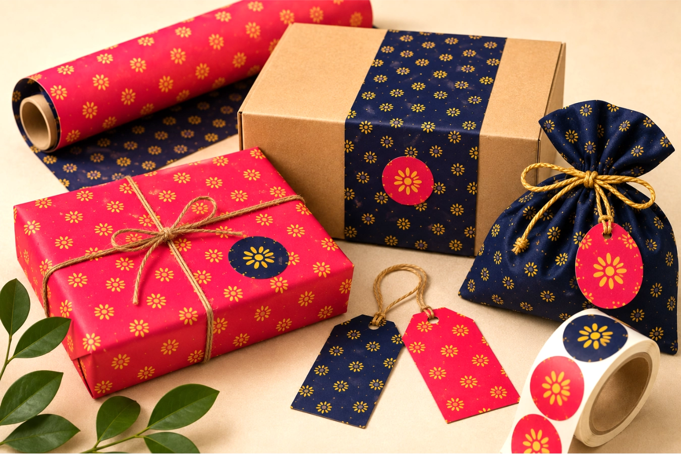 Pattern on packaging and product labels